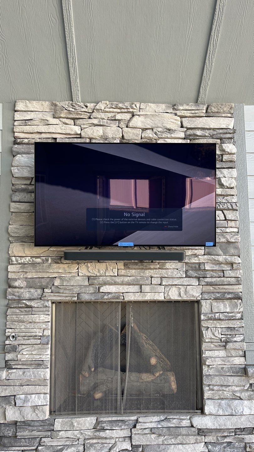 Seamless TV Mounting & In-Wall Wire Concealment in Meridian, Idaho